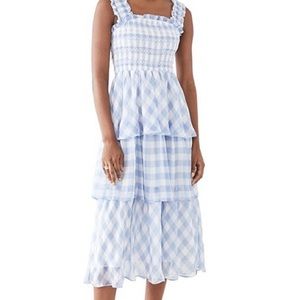 English Factory - Gingham Check Dress - Small